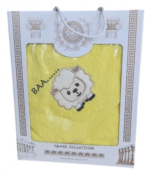 №2. "Конвертик" 500г/м2. Желтый-барашек